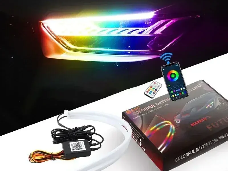 Universal RGB Headlight DRL Kit